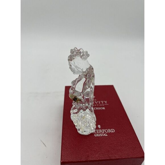 Waterford Crystal Kneeling Melchior Wiseman from the Nativity Collection W/ Box! - Picture 6 of 8